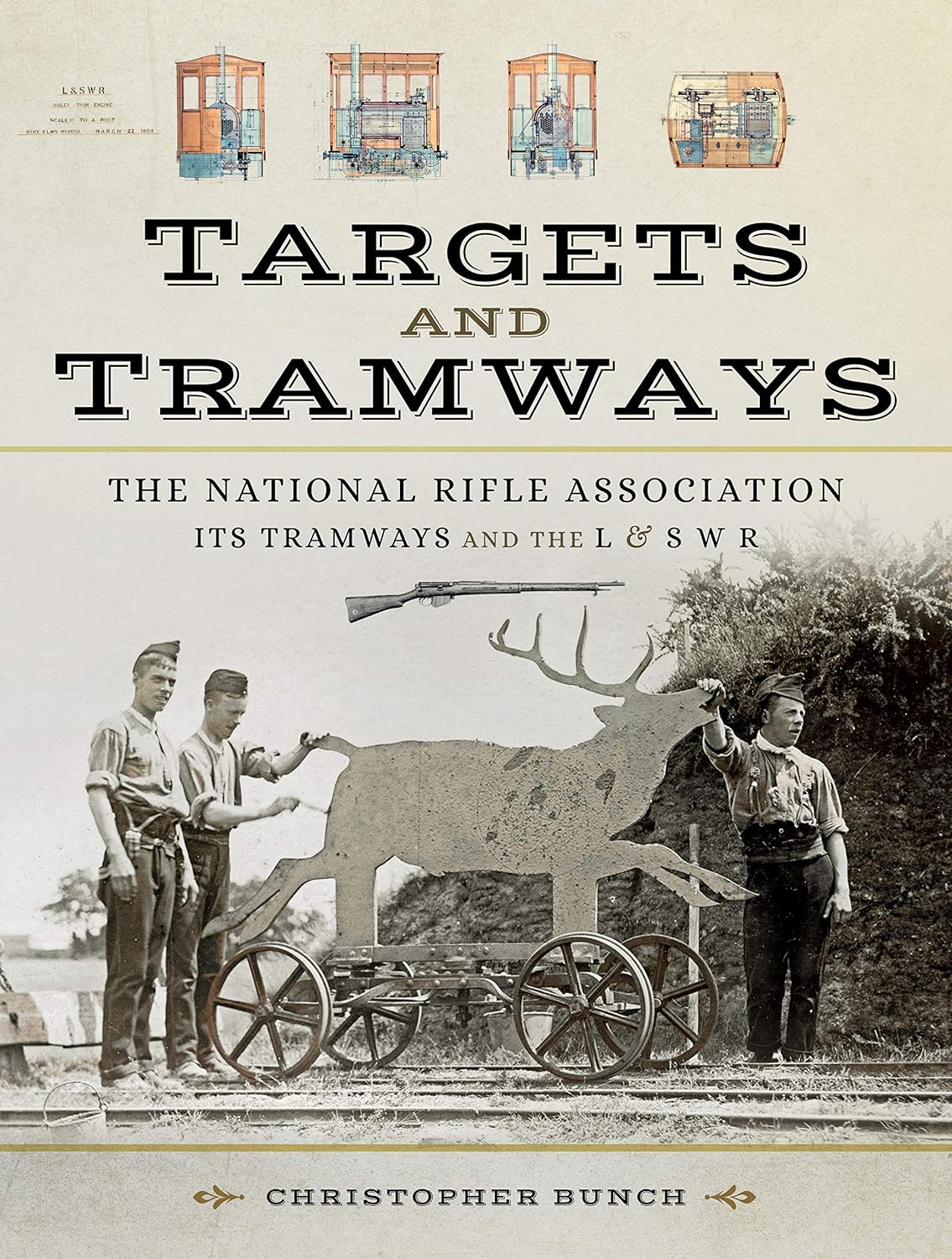 Cover of Targets and Tramways: The National Rifle Association, Its Tramways and the L&SWR, by Christopher Bunch — buy on Amazon